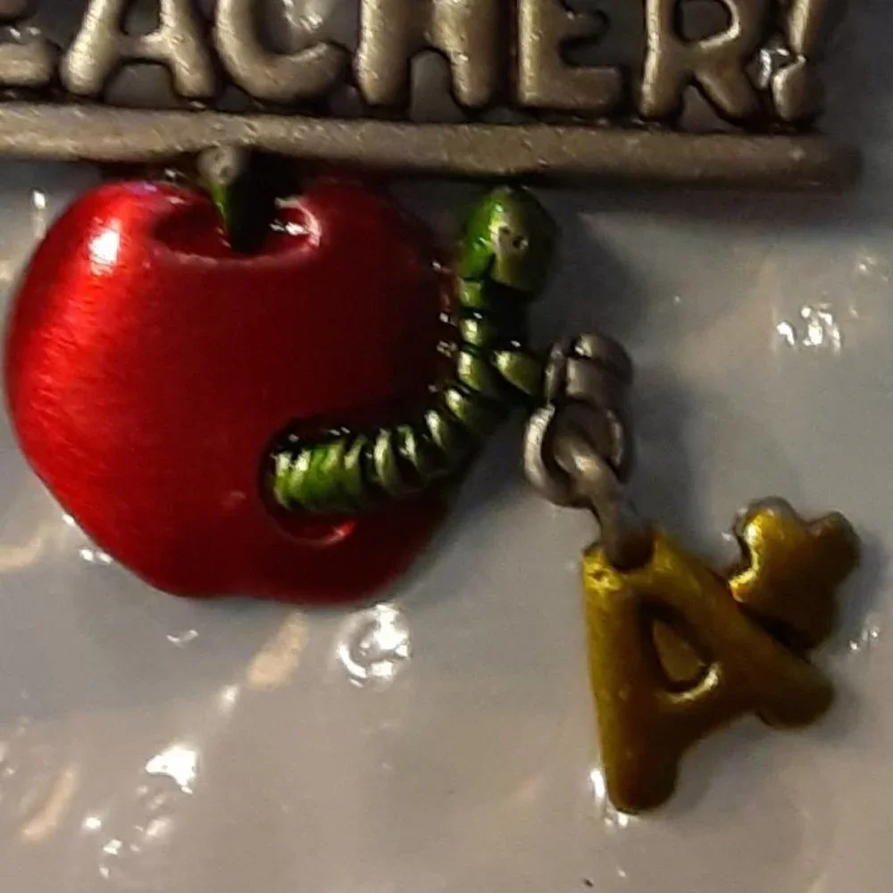 Favorite Teacher Signed Brooch